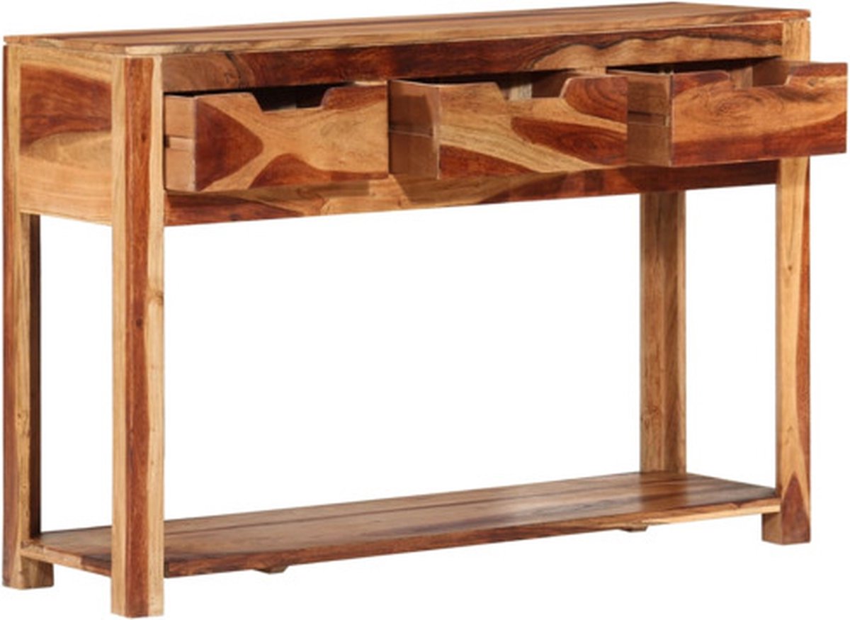 Vidaxl Wandtafel 110x35x75 Cm Massief Acaciahout - Bruin