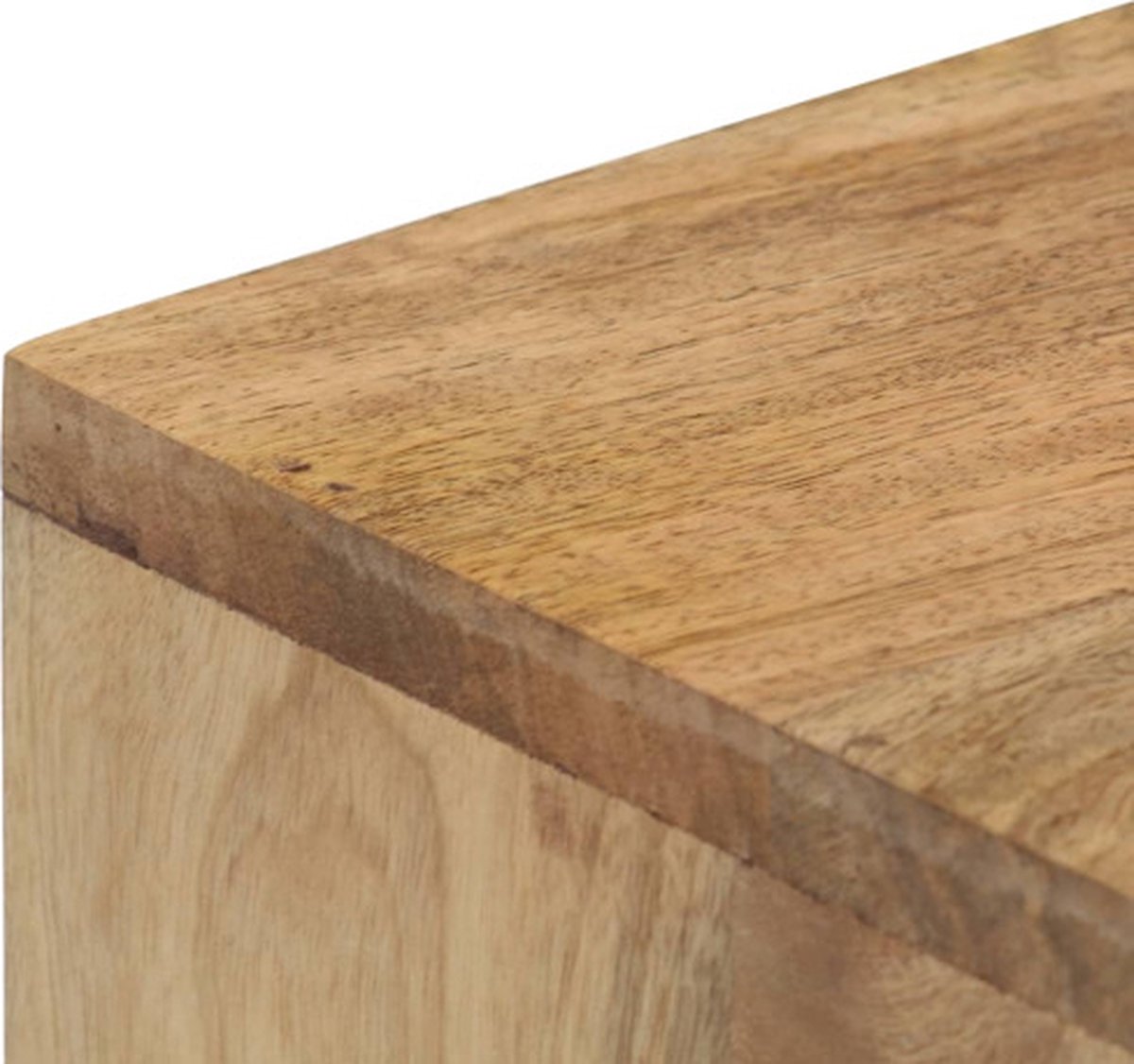 Vidaxl Wandtafel 90x45x75 Cm Massief Mangohout - Bruin