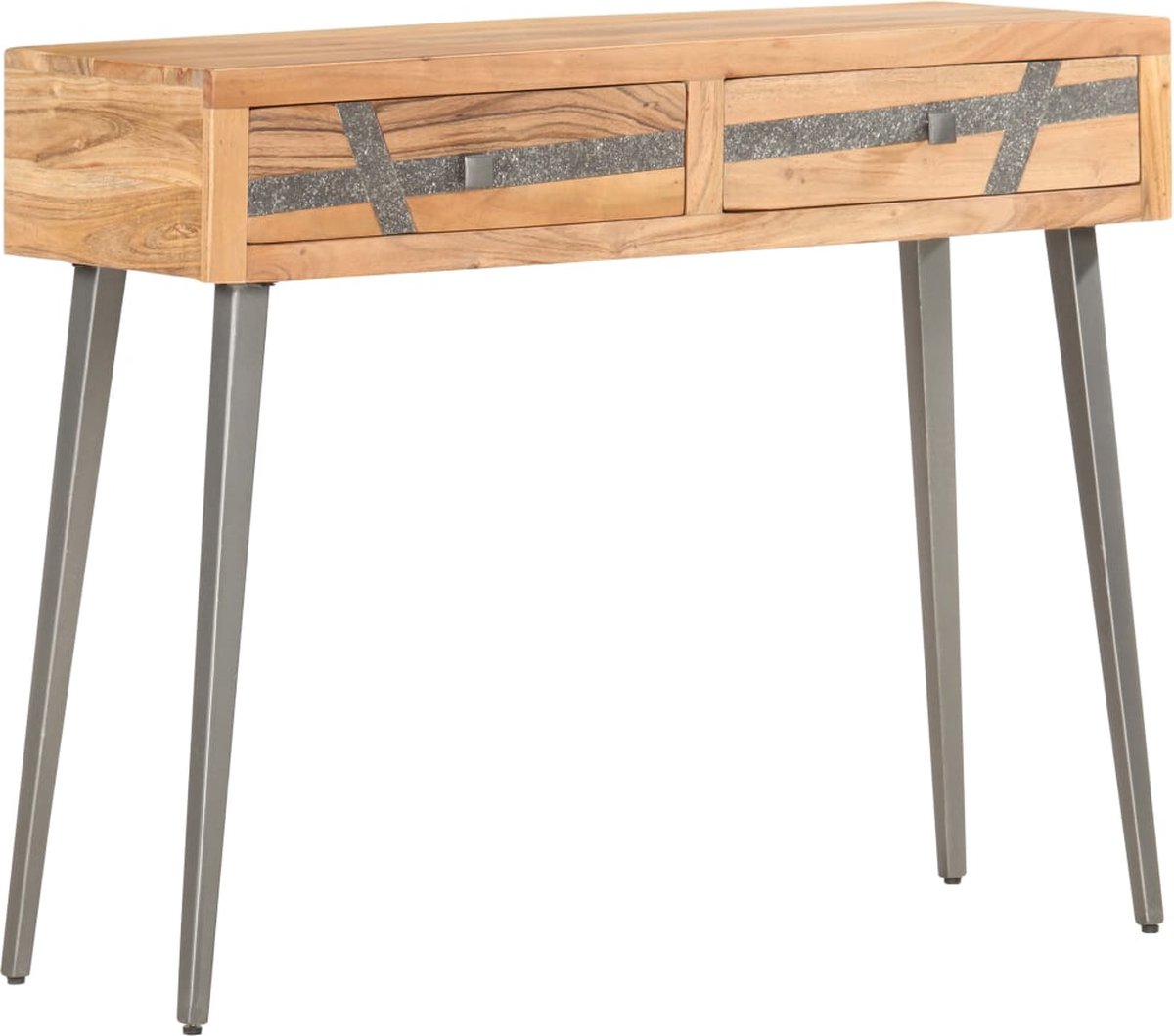 Vidaxl Wandtafel 90x30x75 Cm Massief Acaciahout - Bruin