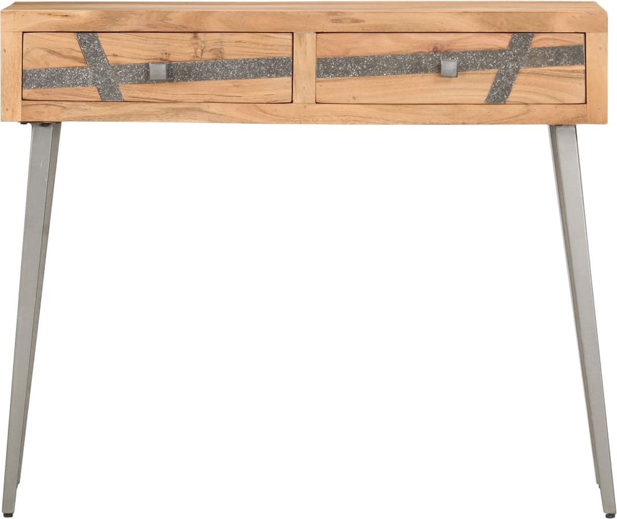 Vidaxl Wandtafel 90x30x75 Cm Massief Acaciahout - Bruin