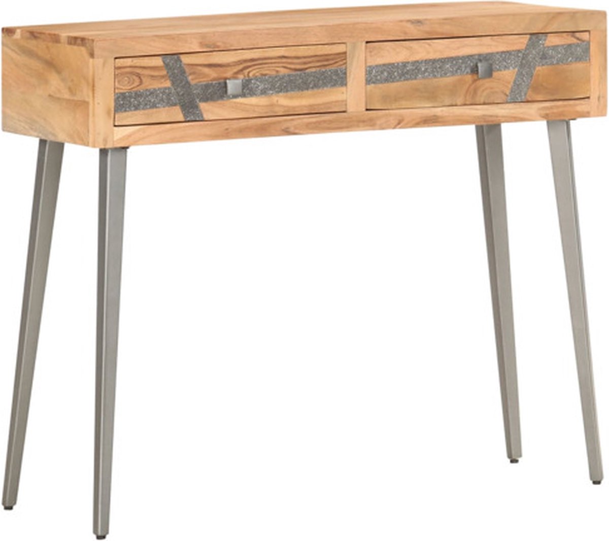 Vidaxl Wandtafel 90x30x75 Cm Massief Acaciahout - Bruin