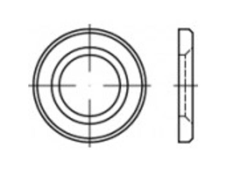 TOOLCRAFT 146502 HV-schijfjes Binnendiameter: 13 mm DIN 14399 Staal 1 stuk(s)