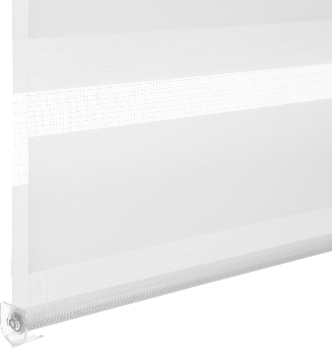 Tectake Duo Rolgordijn - 140x175 Cm - Wit - 401221