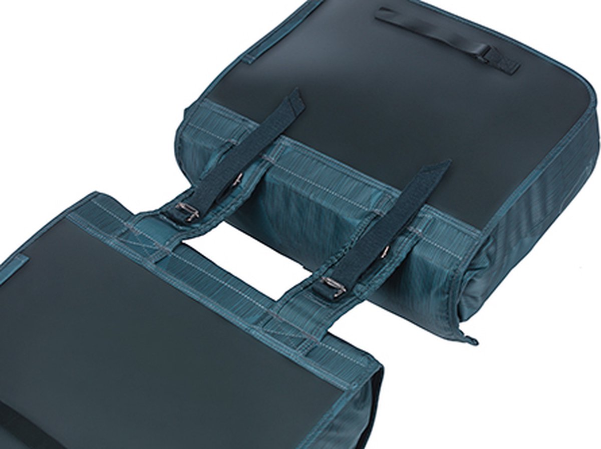 Basil Elegance - Dubbele Fietstas - 40-49 Liter - Estate - Blauw