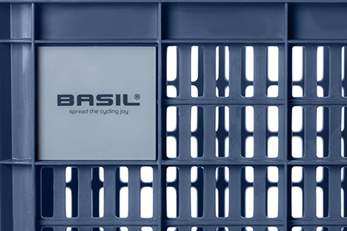 Basil Fietskrat S - Klein - 17.5 Liter - Blauw