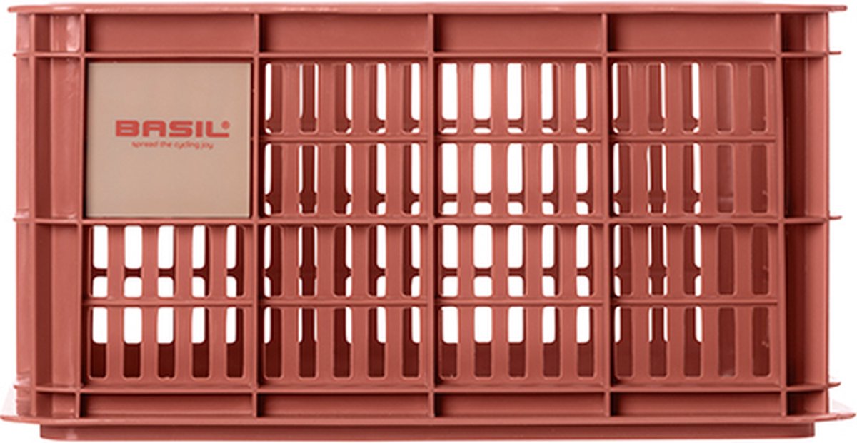 Basil Fietskrat S - Klein - 17.5 Liter - Rood