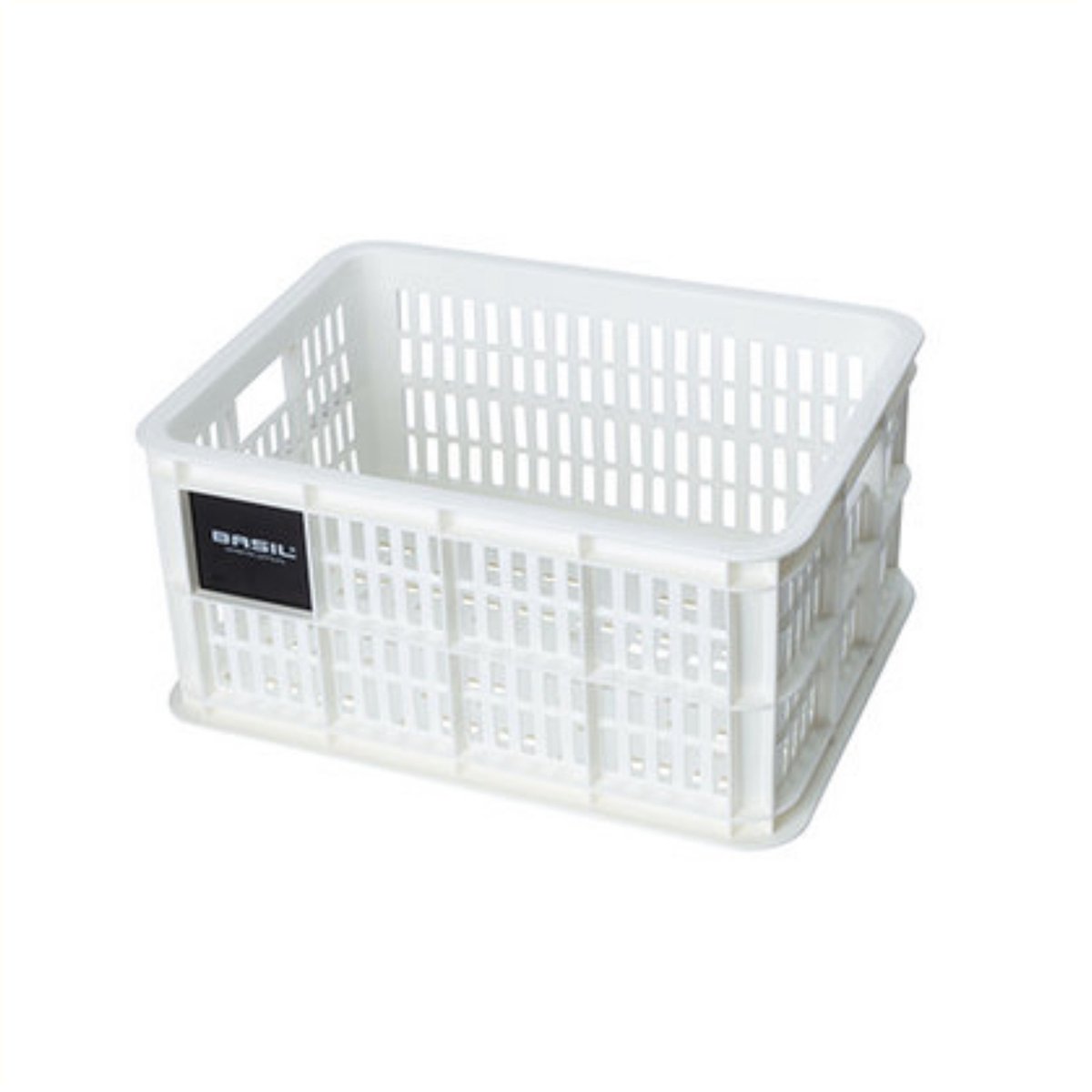 Basil Fietskrat S - Klein - 17.5 Liter - Wit