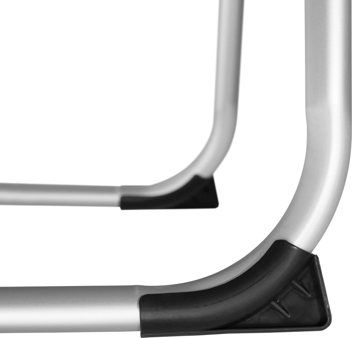 Tectake -Ligbed Lorella - Aluminium- Incl. Verwisselbaar Hoofdkussen- - 403643 - Grijs