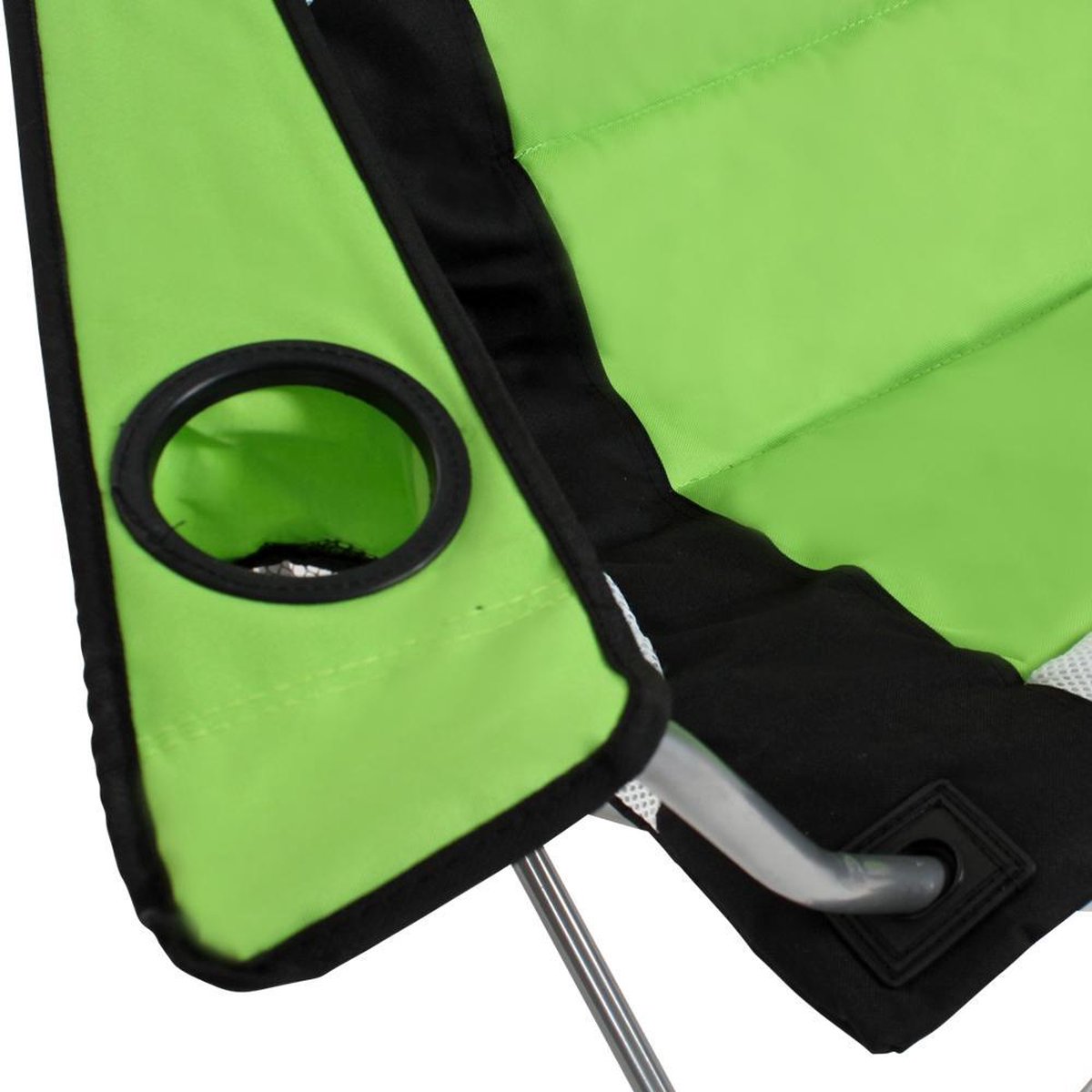 Tectake Stoelenset Luxe Campingstoelen;zwart - Groen