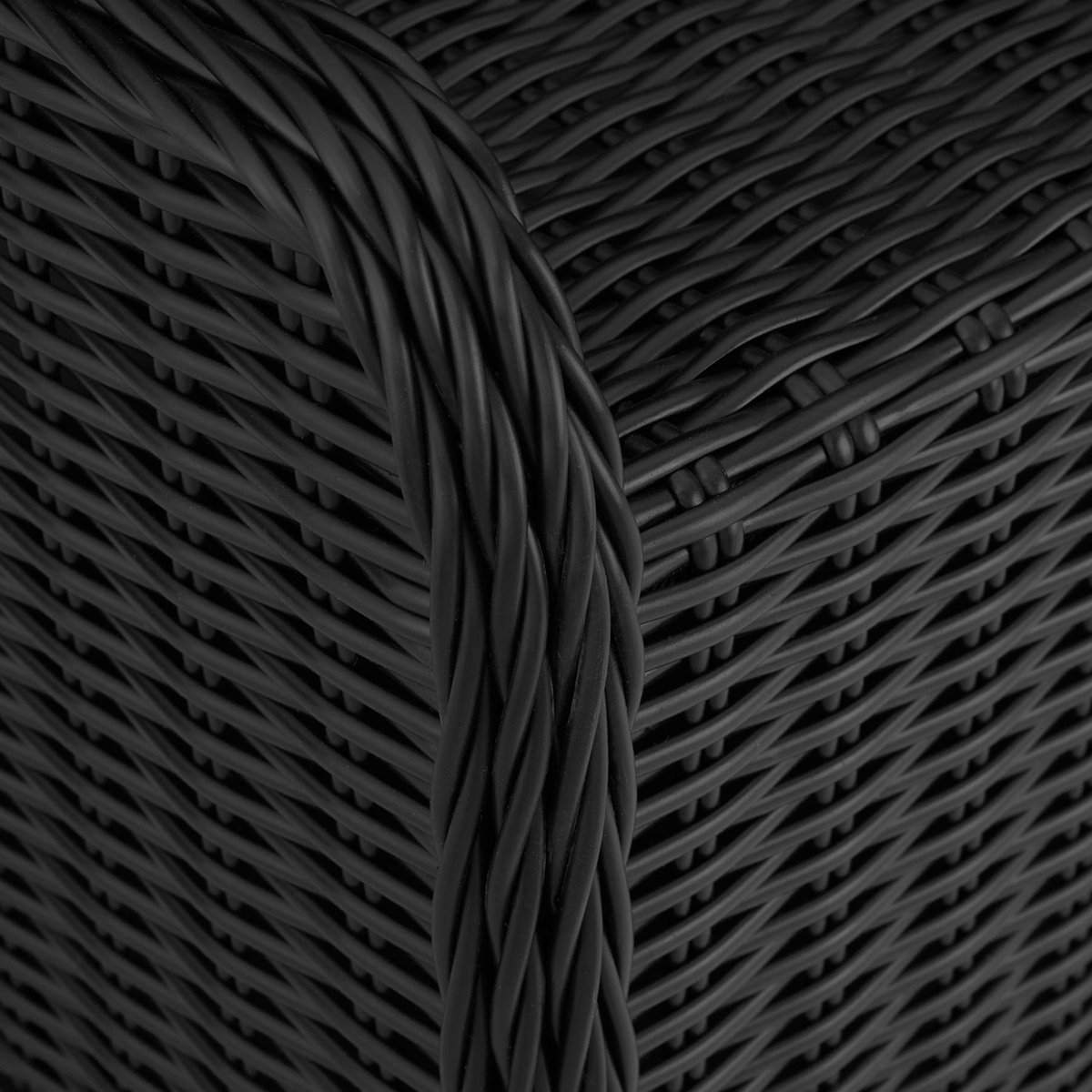 Tectake - Wicker Zitgroep Benissa - 403350 - Zwart