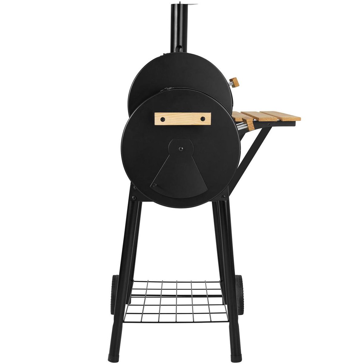 Tectake Houtskool Smokerbarbecue - Zwart