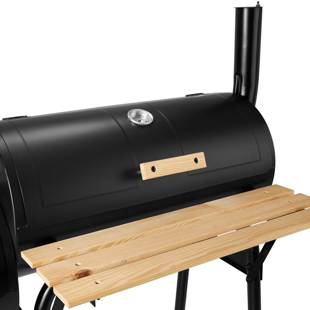 Tectake Houtskool Smokerbarbecue - Zwart