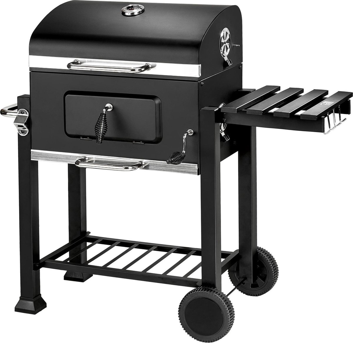 Tectake Florian Houtskoolbarbecue - 55x36 - Zwart