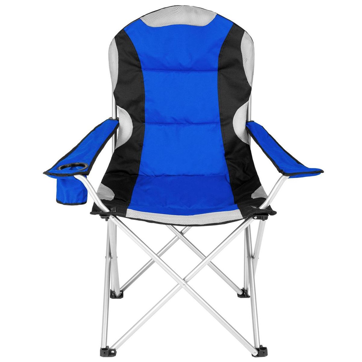 Tectake Stoelenset Luxe Campingstoelen; - Zwart