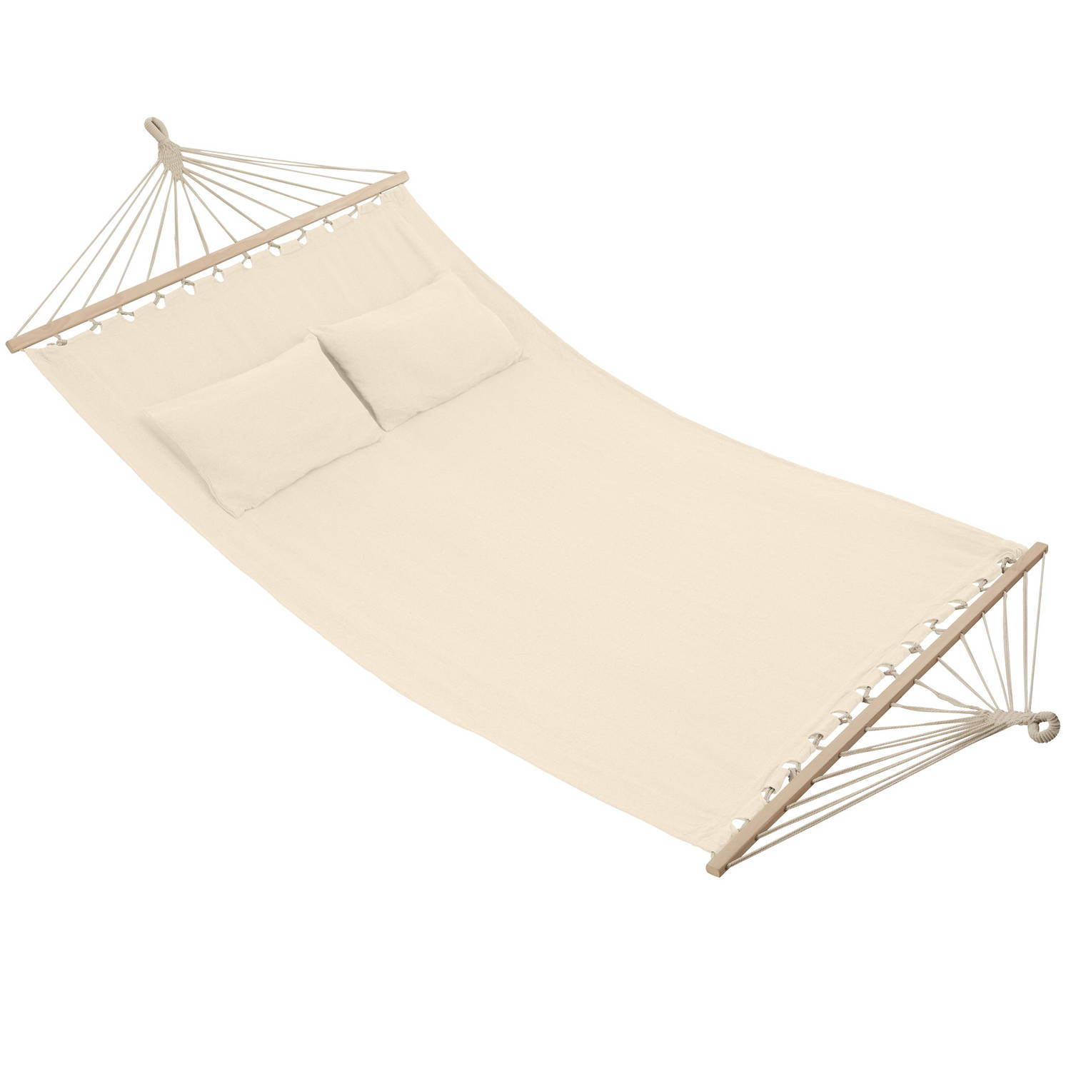 Tectake - 2 Persoons Hangmat Eden - 403564 - Beige