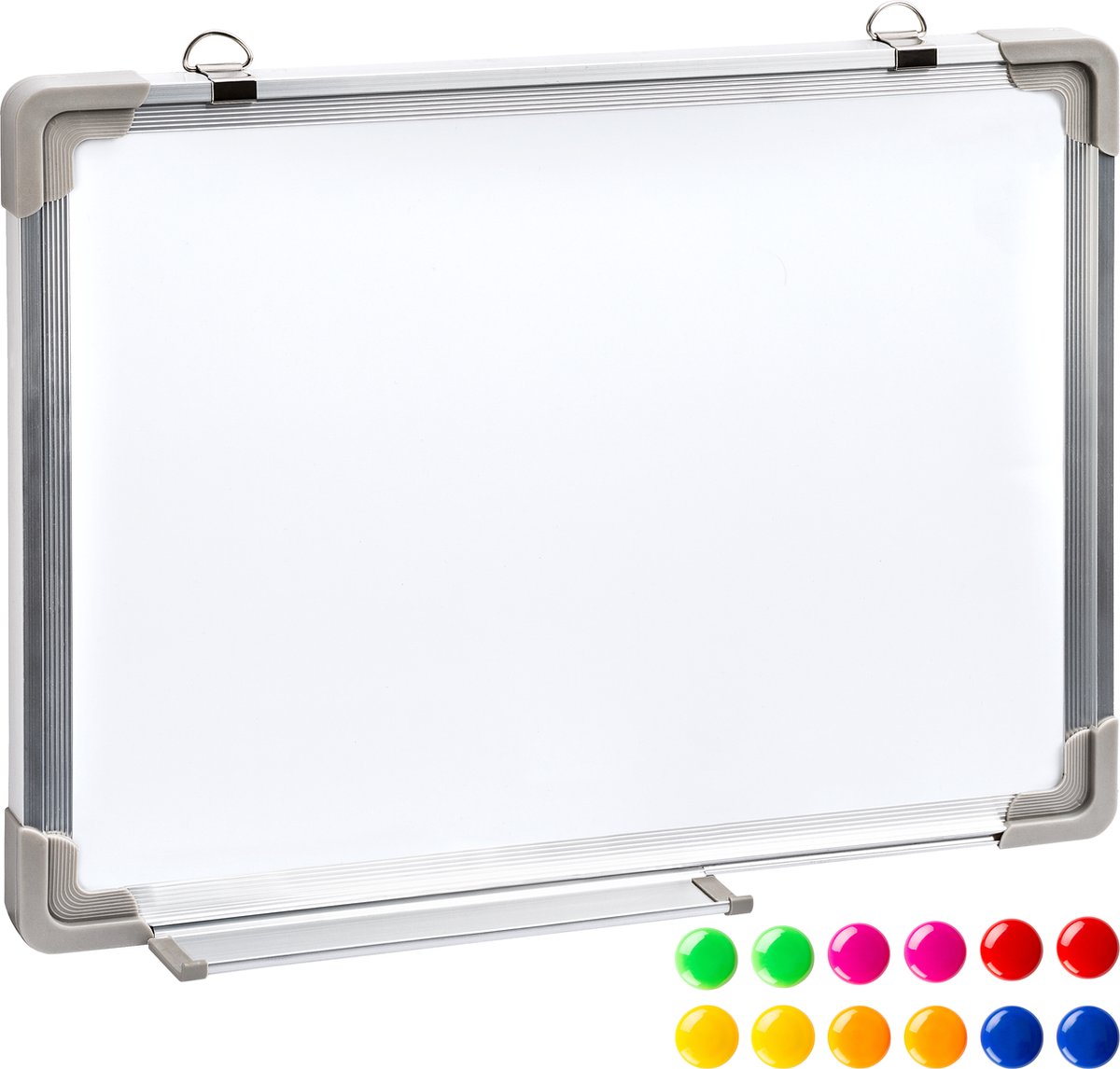 Tectake - Magnetisch Bord Whiteboard Presentatiebord 60 X 45 Cm - 400814