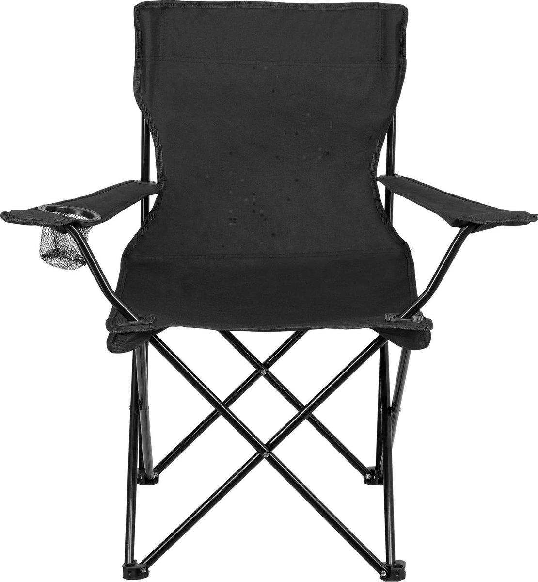 Tectake - Set Van 2 Campingstoelen - Gil - 403875 - Zwart