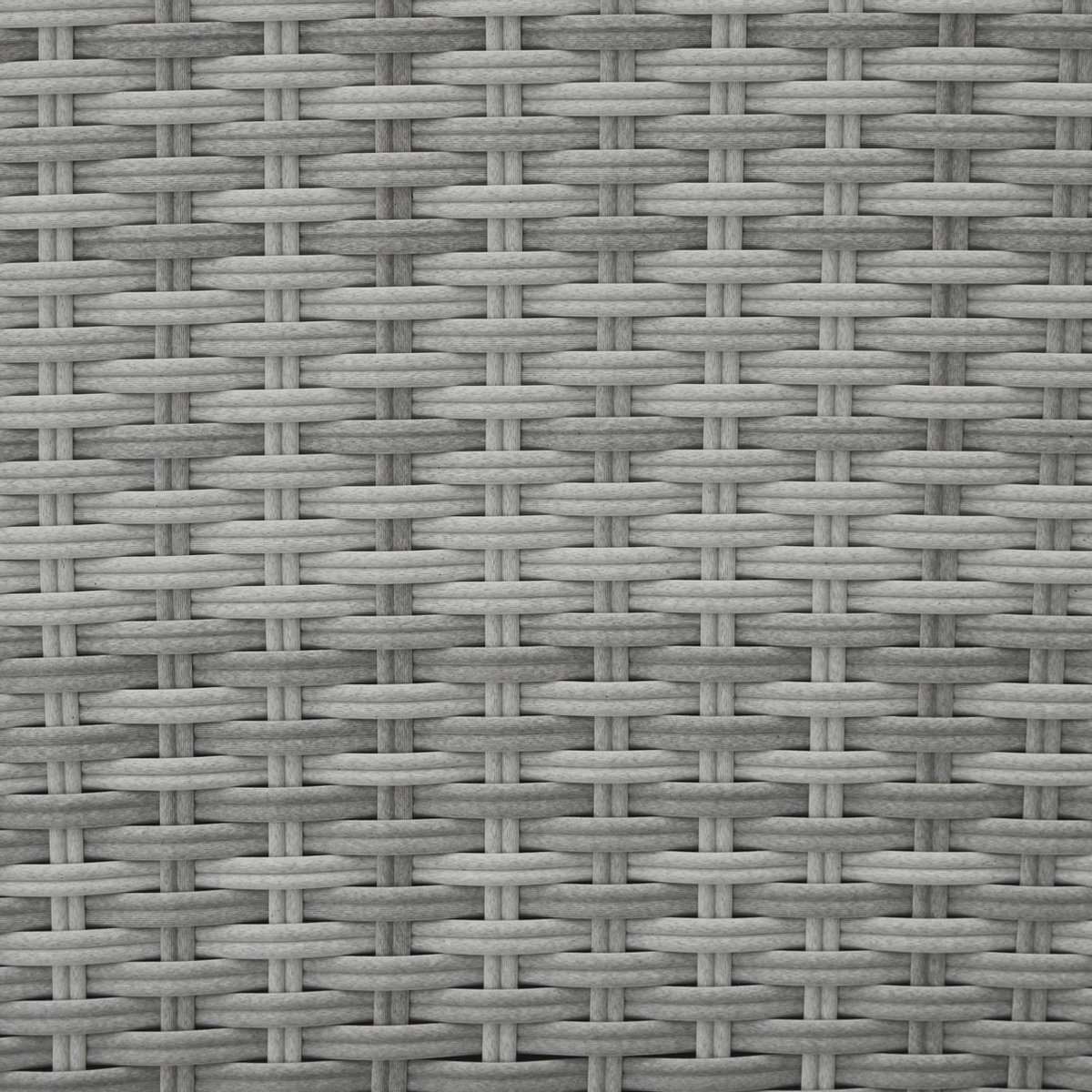 Tectake - Wicker Zitgroep Lucca, Licht - 403698 - Grijs