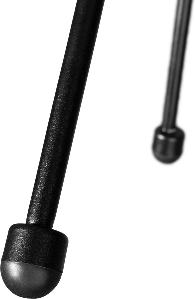 Tectake - Balkonset - Tuinset - Set Van 2 Stoelen €œSantana€ - Zwart