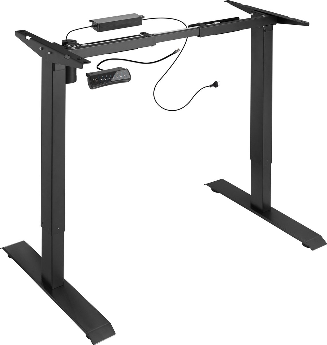 Tectake Elektrisch Tafelframe Piotr - Verstelbaar - 402999 - Zwart