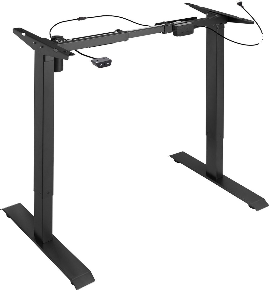 Tectake - Elektrisch Tafelframe Yannick -403001 - Zwart