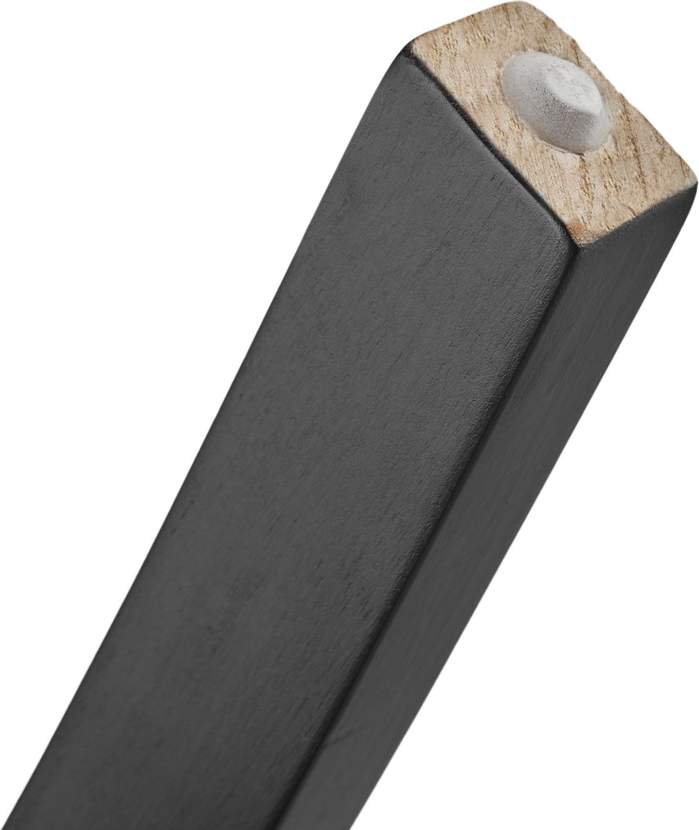 Tectake - 6 Eetkamerstoelen Met Ergonomische Zitvorm Oud - Bruin