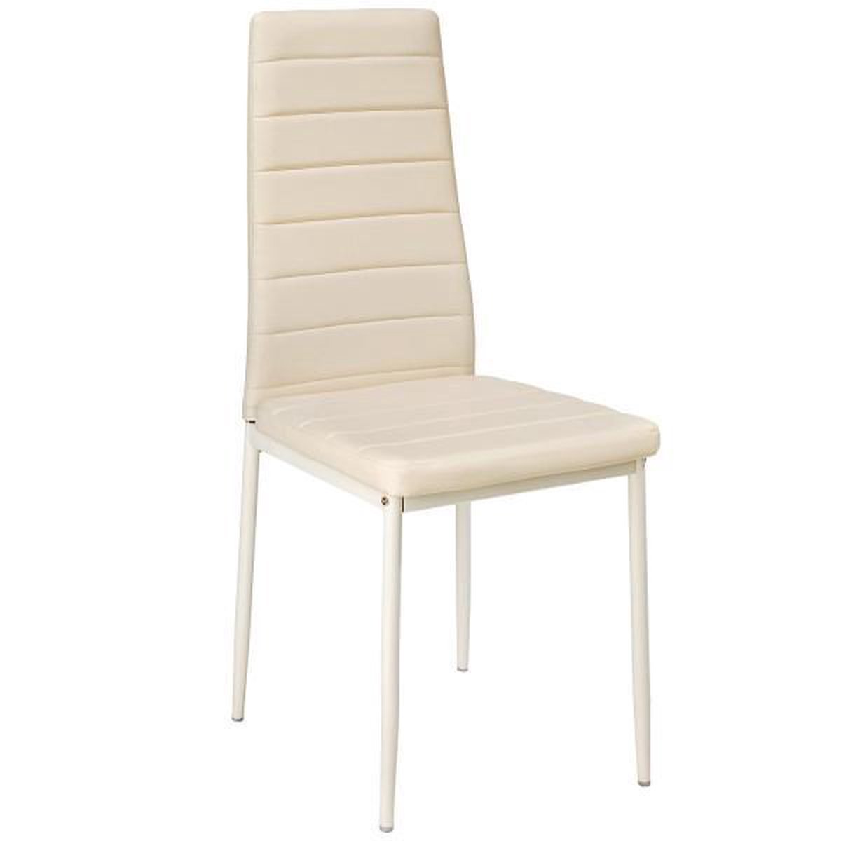 Tectake 4 Stuks Eetkamerstoel , , Eetkamerstoelen 401847 - Beige