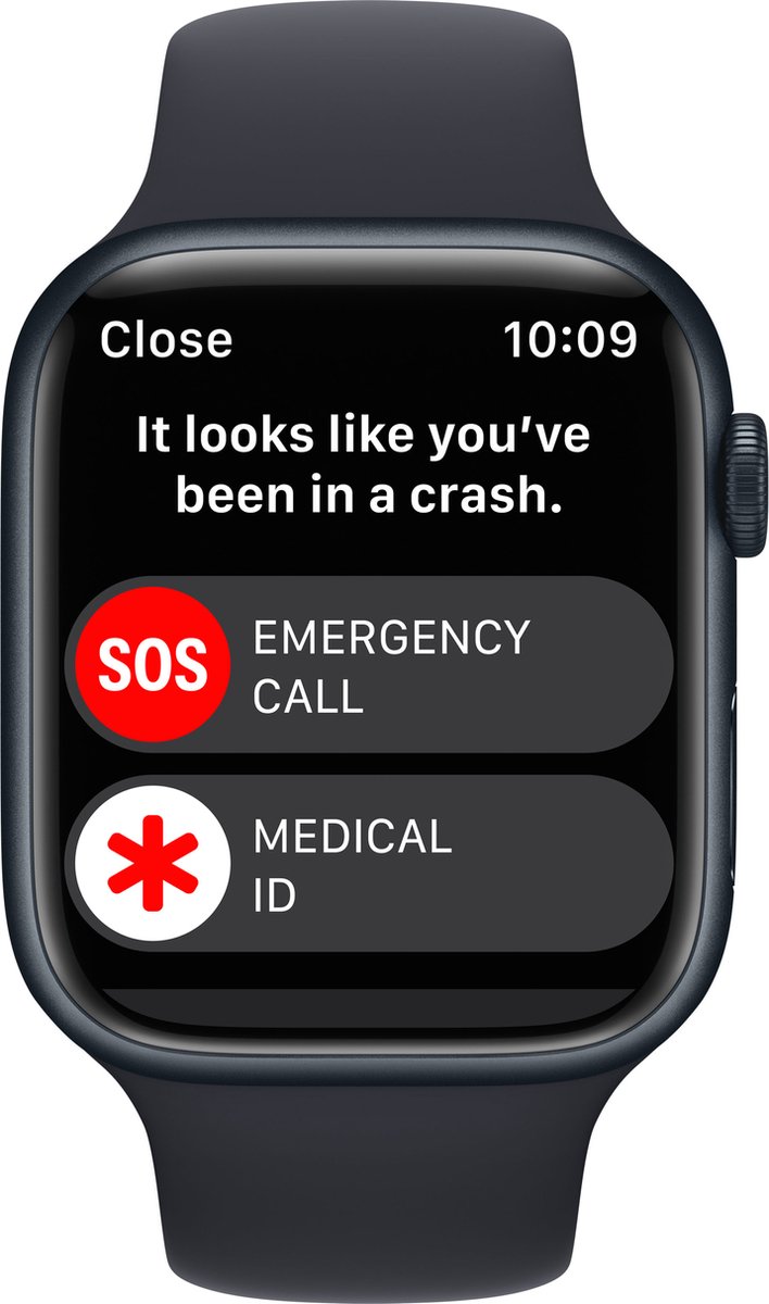 Apple Watch Series 8 Cellular 45 Mm Midnight/aluminium/midnight - Zwart