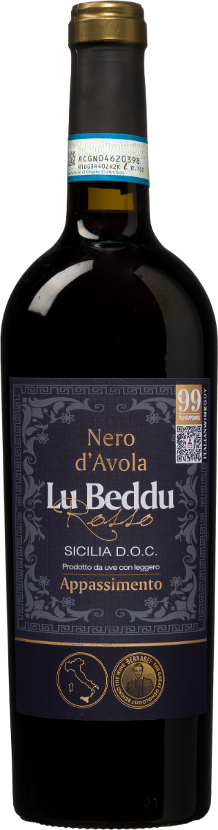 Wijnvoordeel Lu Beddu Nero d&apos;Avola Appassimento Sicilia DOC - Rood