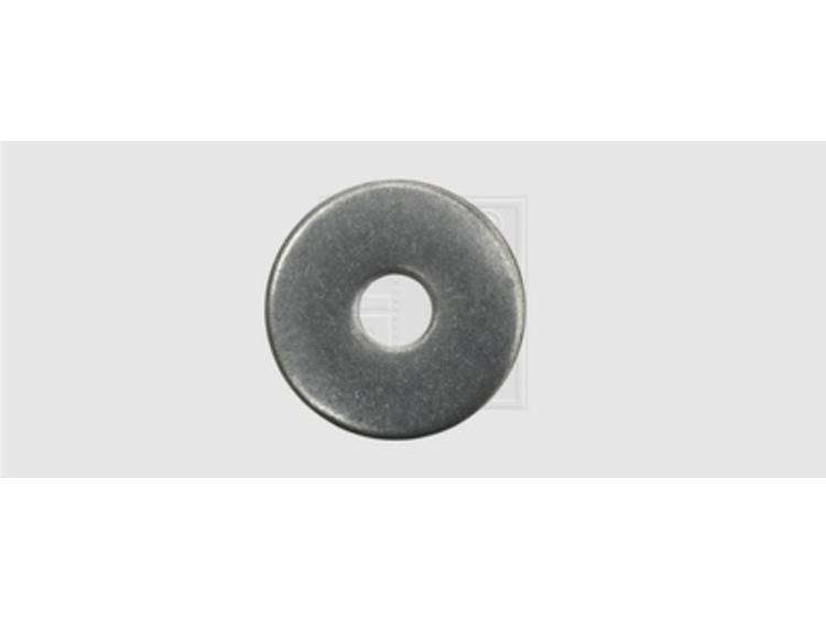 SWG Spatbordschijf Binnendiameter: 10.5 mm M10 RVS A2 50 stuk(s)