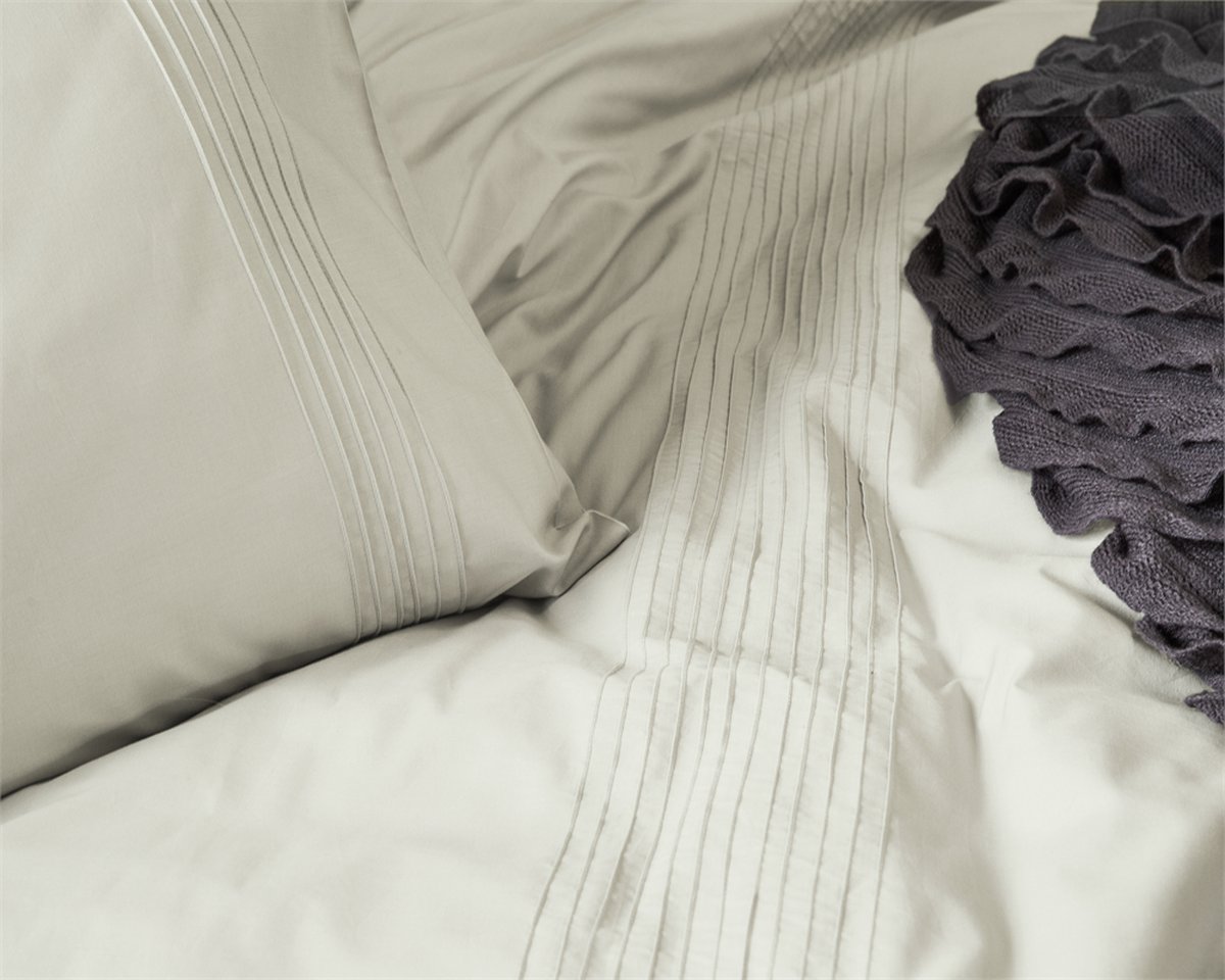 Dreamhouse Bogota - Creme Lits-jumeaux (240 x 200/220 cm + 2 kussenslopen) Dekbedovertrek - Beige