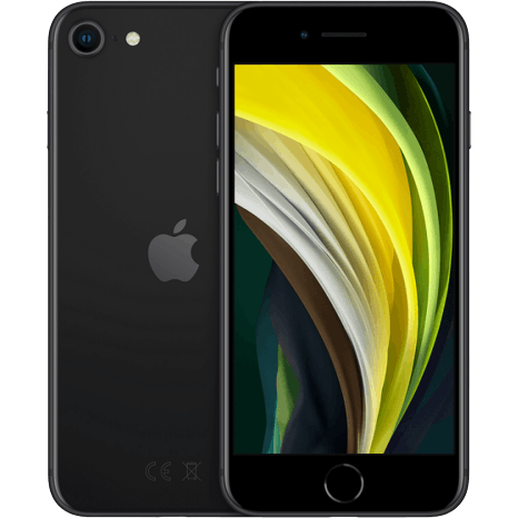 Apple iPhone SE 2020 64GB (Refurbished) Black (zo goed als nieuw)
