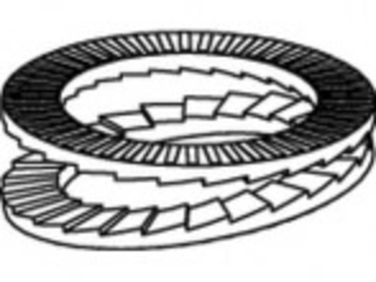 TOOLCRAFT TO-5444094 Borgringen 20 mm 88032 100 stuk(s)