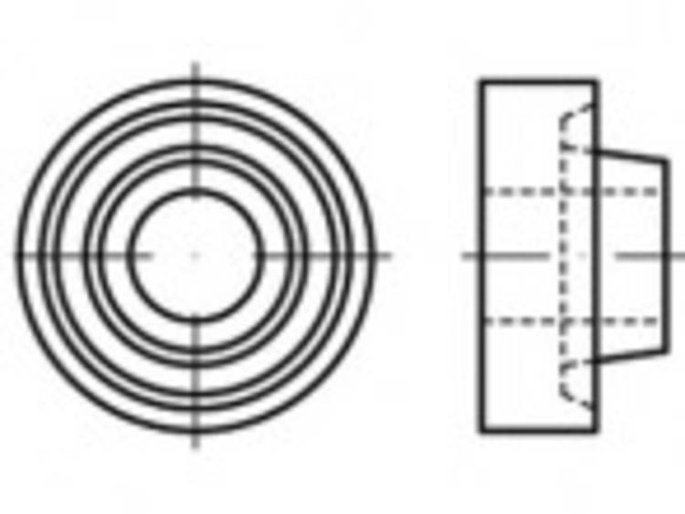 TOOLCRAFT TO-5455509 Afdichtringen 2 mm 88917 5000 stuk(s)