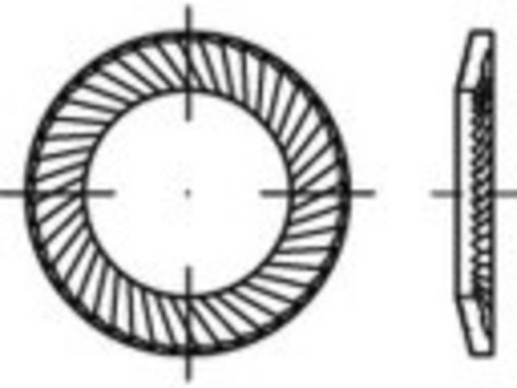 881200049100000 Onderlegringen 10 mm 88120 Verenstaal 250 stuk(s)