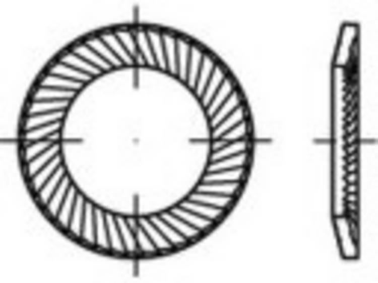 881210049060000 Onderlegringen 6 mm 88121 Verenstaal 250 stuk(s)