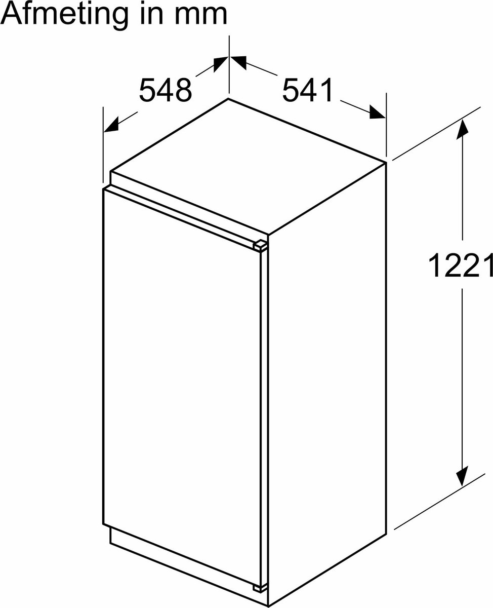 Siemens koelkast (inbouw) KI41RNSE0