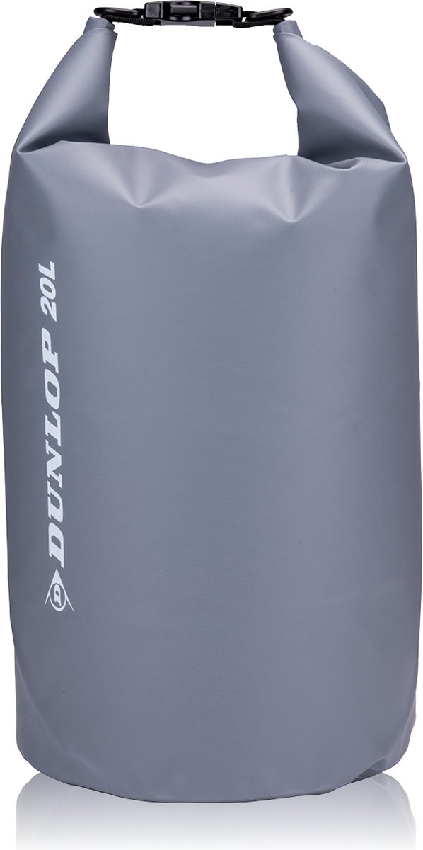 Dunlop Dry Bag - 20 L - 100% Polyester - Waterproof - Stofdicht - Grijs