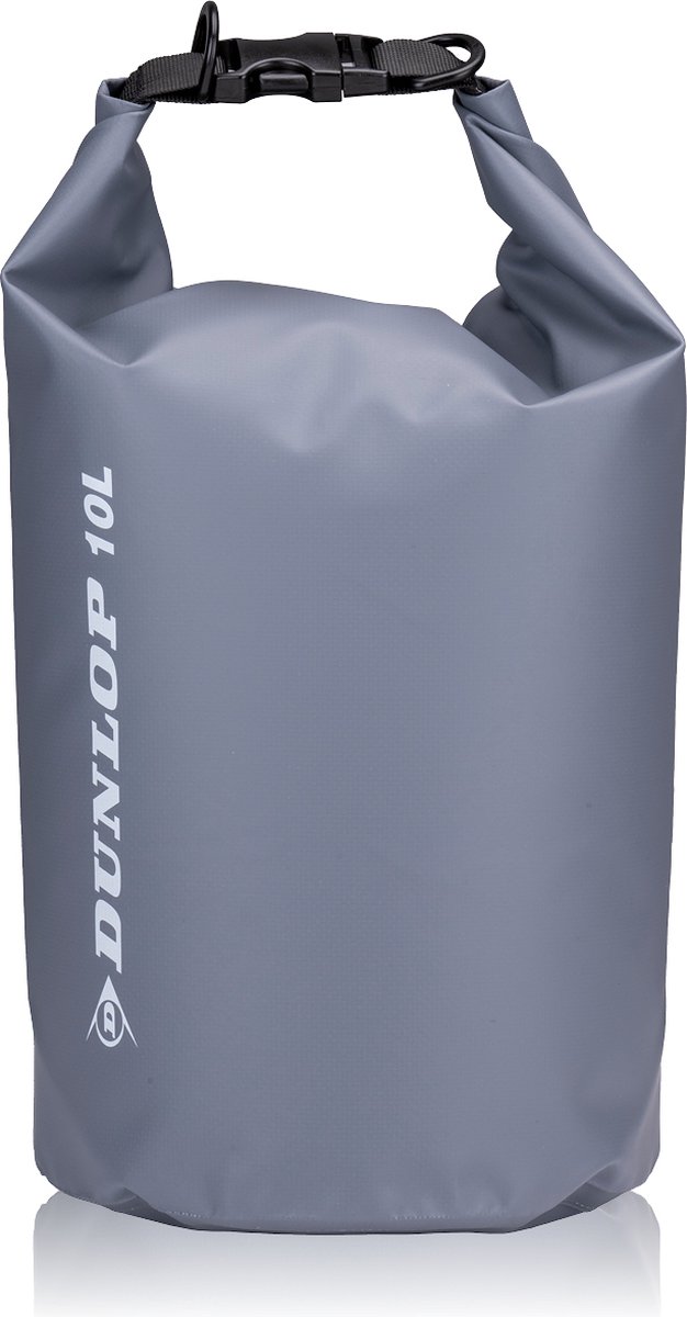 Dunlop Dry Bag - 10 L - 100% Polyester - Waterproof - Stofdicht - Grijs