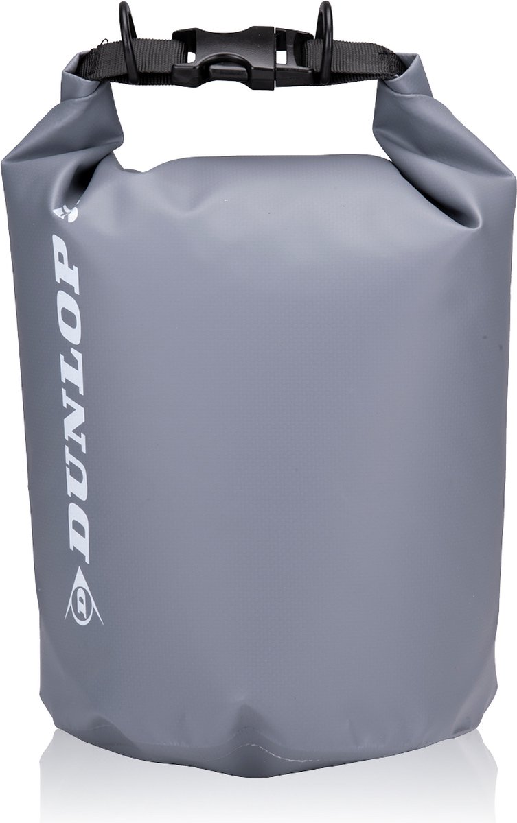 Dunlop Dry Bag - 5 L - 100% Polyester - Waterproof - Stofdicht - Grijs