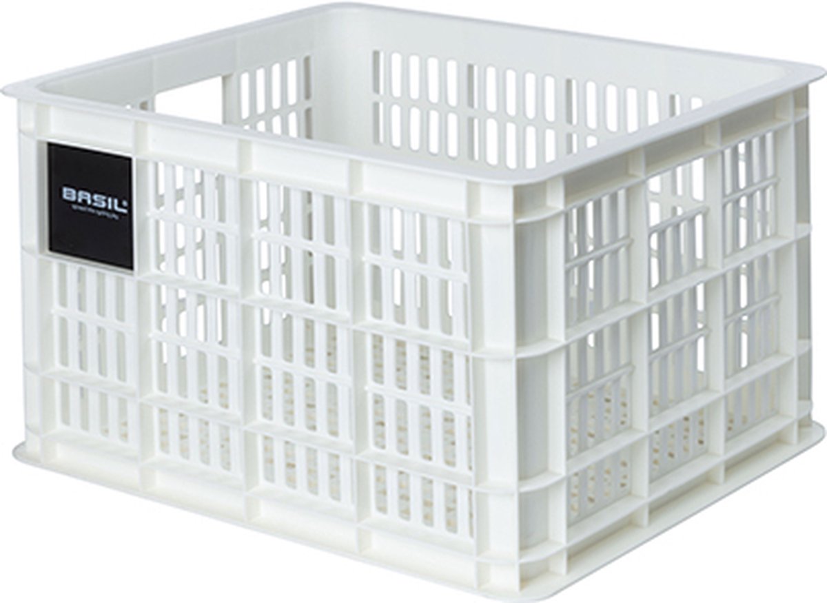 Basil Fietskrat M - Medium - 29.5 Liter - Wit