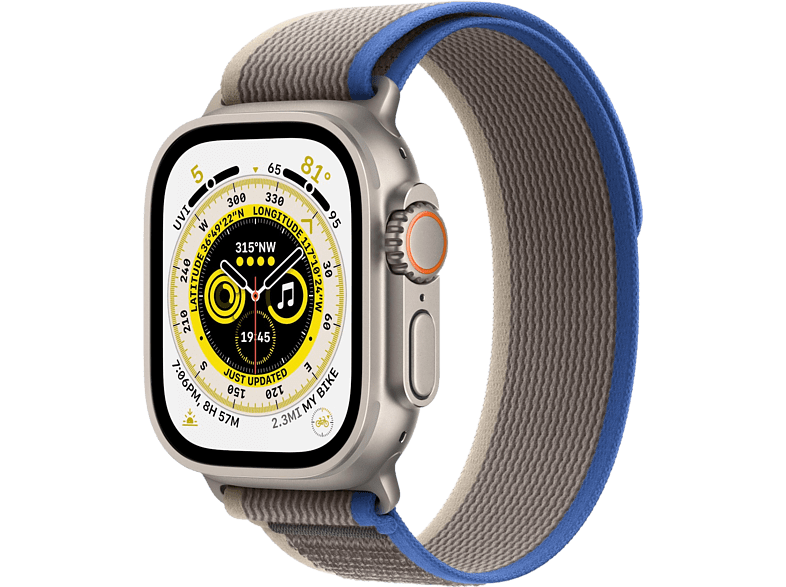 Apple Watch Ultra 49 Mm Blue Medium/large Trail Loop