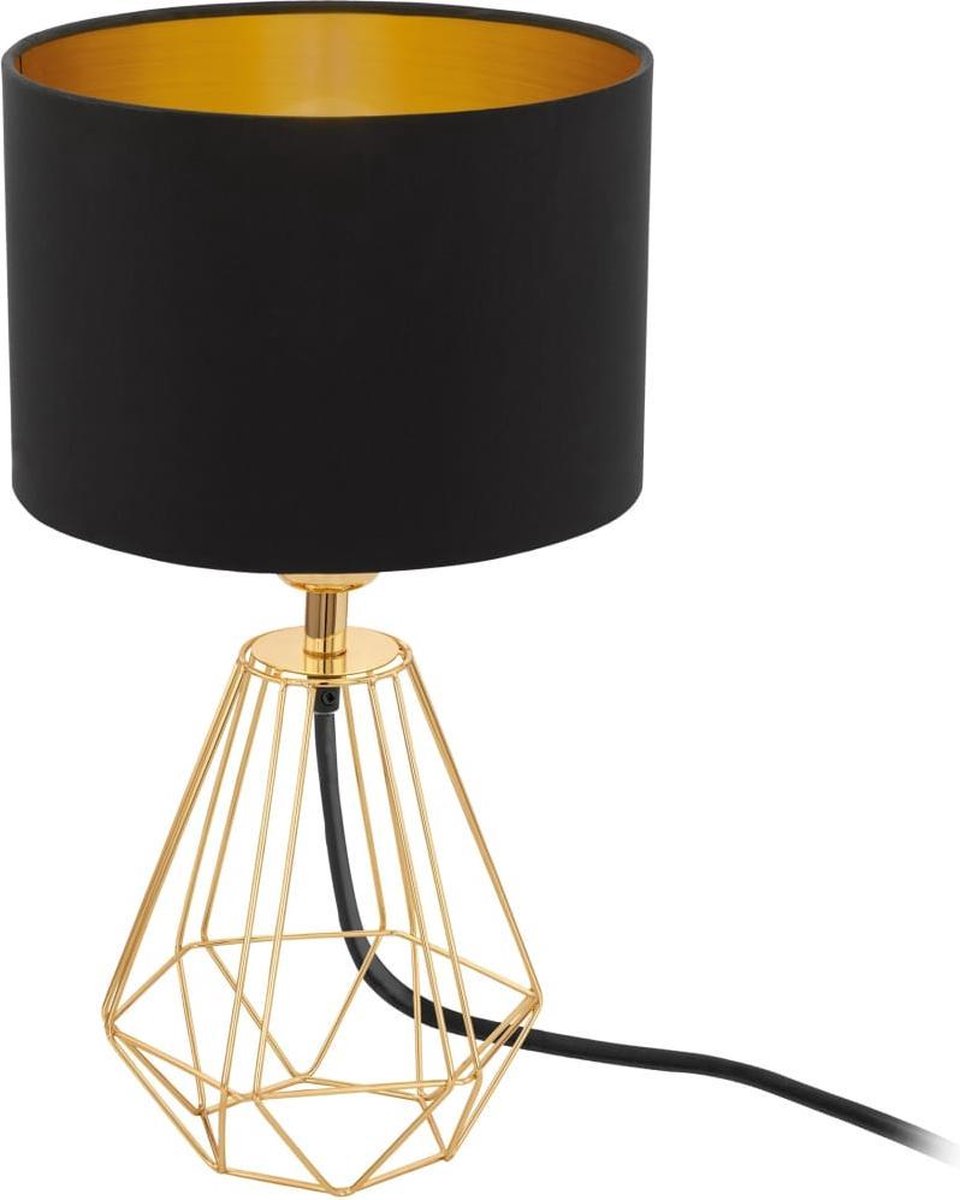 EGLO Carlton 2 Tafellamp/goudkleur - Zwart