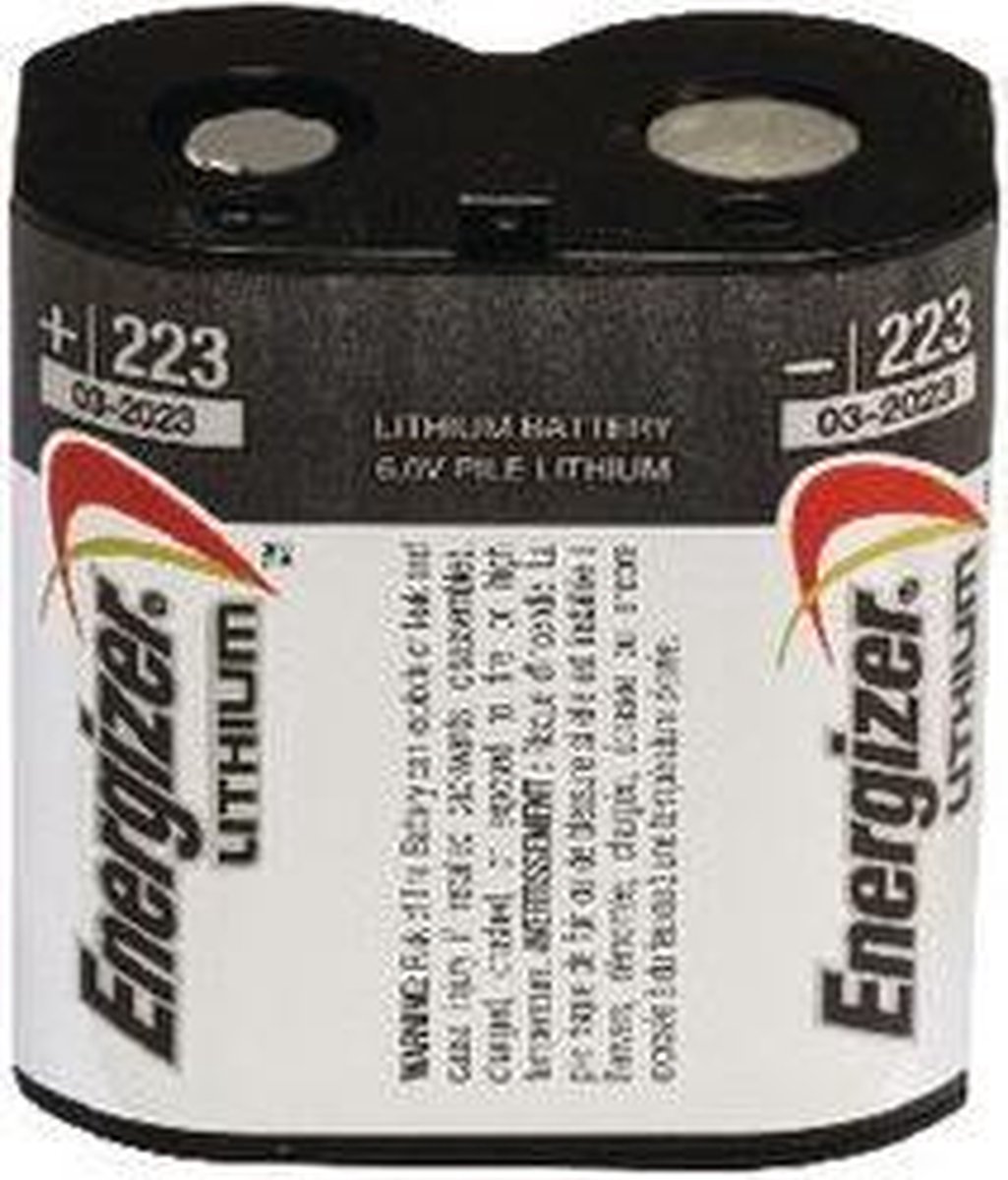 Energizer Cr-p2 223 6v Lithium Batterij