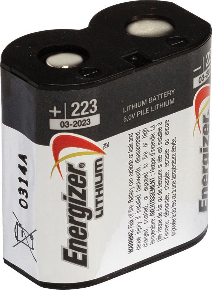 Energizer Cr-p2 223 6v Lithium Batterij