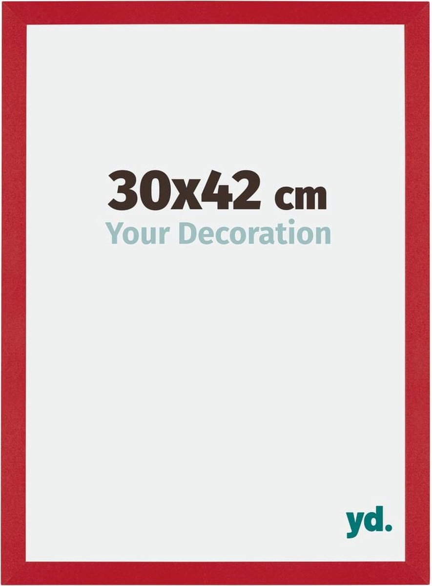 Your Decoration Mura Mdf Fotolijst 30x42cm - Rood