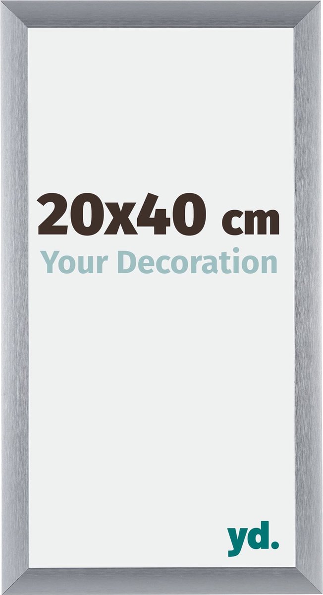 Your Decoration Tucson Aluminium Fotolijst 20x40cm Zilver Geborsteld