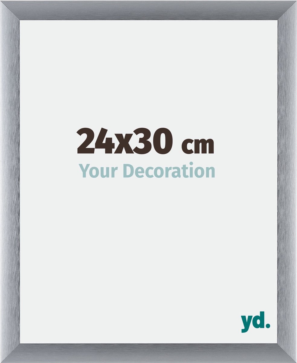 Your Decoration Tucson Aluminium Fotolijst 24x30cm Zilver Geborsteld