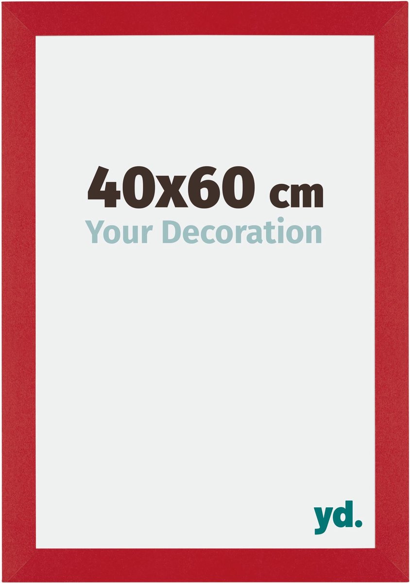 Your Decoration Mura Mdf Fotolijst 40x60cm - Rood