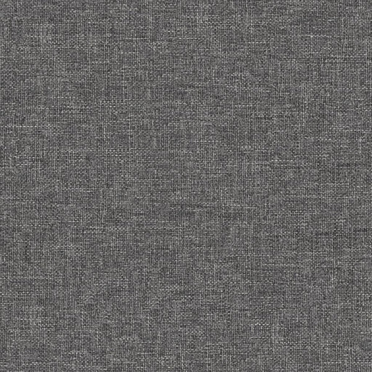Vidaxl Voetenbank 60x60x39 Cm Stof En Kunstleer Licht - Grijs